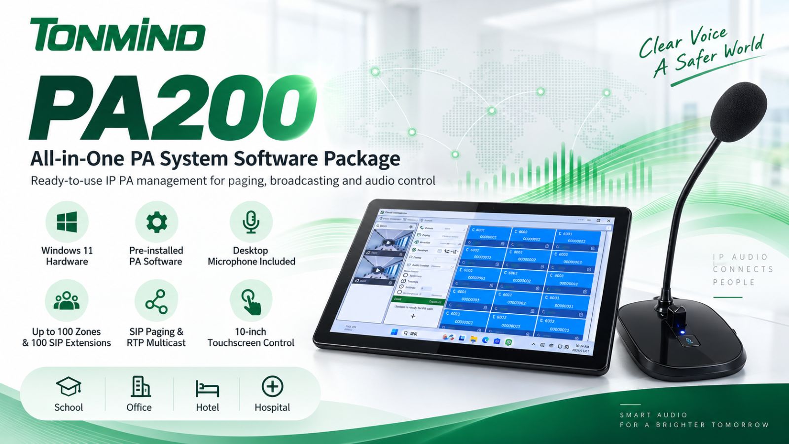 Tonmind Launches PA200 All-in-One PA System Software Package